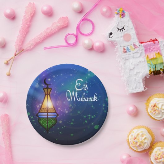 Magical Ramadan Lantern - Paper Plate Papieren Bordje (Feest)