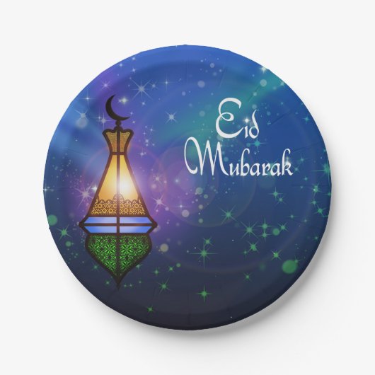 Magical Ramadan Lantern - Paper Plate Papieren Bordje (Voorkant)