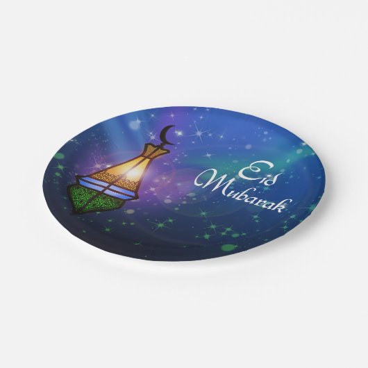 Magical Ramadan Lantern - Paper Plate Papieren Bordje (Gekanteld)