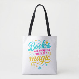 Magical Reader’s Tote – Sparkling “Books Are Magic Bag