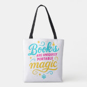 Magical Reader’s Tote – Sparkling “Books Are Magic Bag (Achterkant)