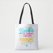Magical Reader’s Tote – Sparkling “Books Are Magic Tote Bag (Voorkant)