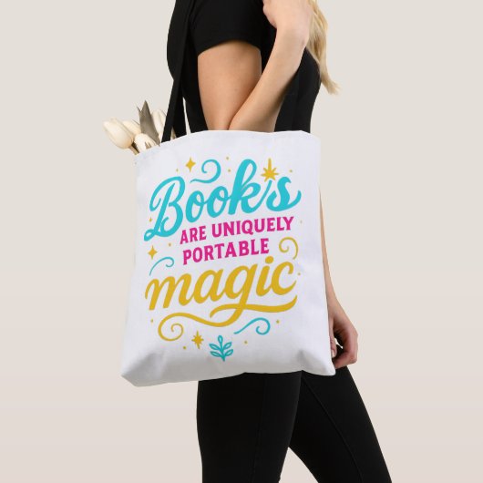Magical Reader’s Tote – Sparkling “Books Are Magic Tote Bag (Dichtbij)
