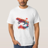 Magical Red Salamander T-shirt (Voorkant)