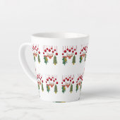 Magical Reindeer Bells and Christmas Tree Design Latte Mok (Linkerhoek)