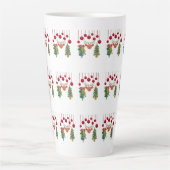 Magical Reindeer Bells and Christmas Tree Design Latte Mok (Voorkant)
