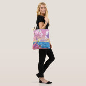 Magical Riverbank met Fairies Unicorn en Mermaid Tote Bag (Op model)