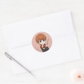 Magical Ron Weasley Waterverf Ronde Sticker (Envelop)