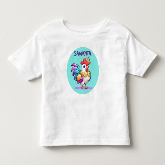 Magical Rooster Toddler T-Shirt (Voorkant)