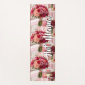 Magical rose background name Personalized  Yogamat (Voorkant)