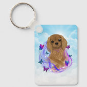 Magical Ruby Cavalier King Charles Spaniel Sleutelhanger (Voorkant)