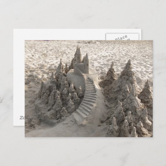 Magical Sand Castle Briefkaart (Voorkant / Achterkant)