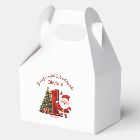 Magical Santa Birthday Design for Kids Bedankdoosjes (Voorkant)