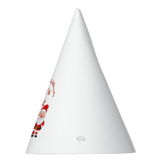 Magical Santa Birthday Design for Kids Feesthoedjes (Rechts)