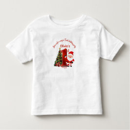 Magical Santa Birthday Design for Kids Kinder Shirts