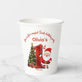 Magical Santa Birthday Design for Kids Papieren Bekers (Voorkant)