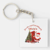 Magical Santa Birthday Design for Kids Sleutelhanger (voorkant)
