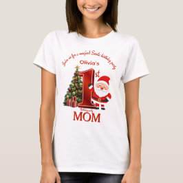 Magical Santa Birthday Design for Kids T-shirt