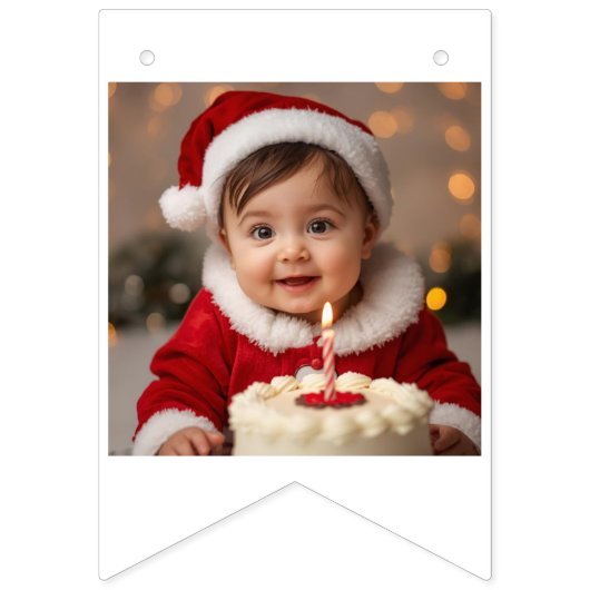Magical Santa Birthday Design for Kids Vlaggetjes (Tweede vlag)