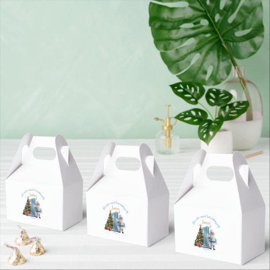 Magical Santa Birthday Invitation – 1st Birthday Bedankdoosjes (Meervoudige)