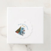 Magical Santa Birthday Invitation – 1st Birthday Bedankjes Labels (In situ)