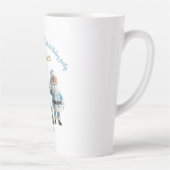 Magical Santa Birthday Invitation Latte Mok (Rechts)