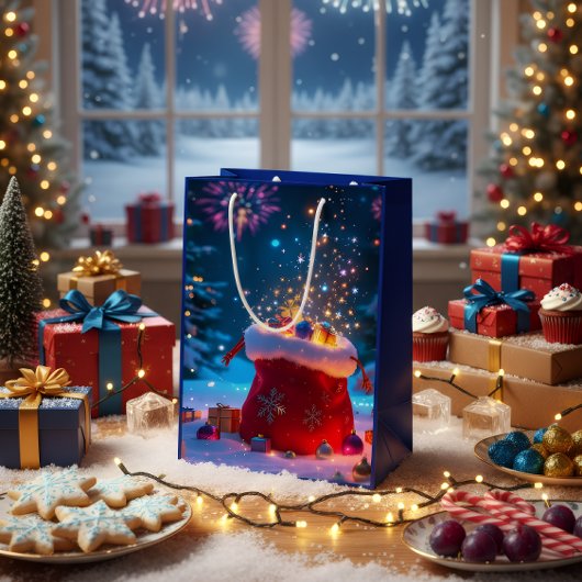 Magical Santa Sack Christmas Gift Bag Medium Cadeauzakje