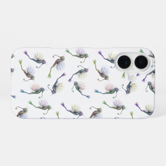 Magical Seahorse Phone Case iPhone 16 Hoesje (Achterkant horizontaal)