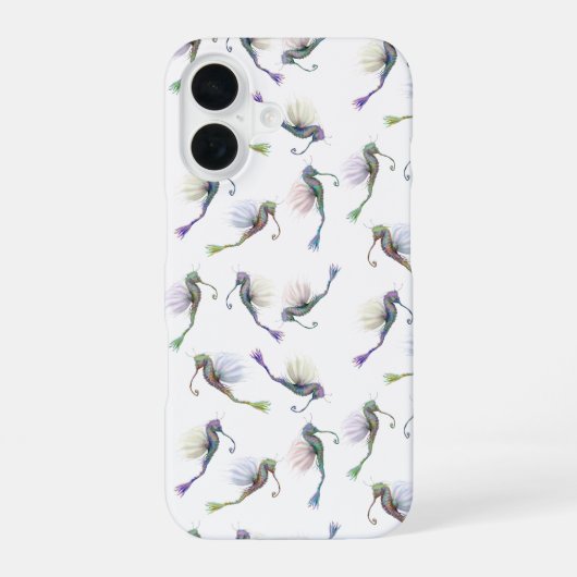 Magical Seahorse Phone Case iPhone 16 Hoesje (Achterkant)