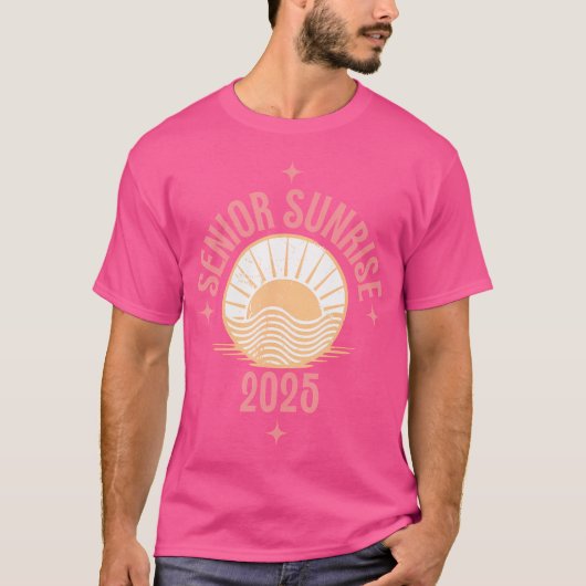 Magical Senior Sunrise 2025 High School 12Th Twelf T-shirt (Voorkant)