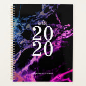 Magical Shine Paars Hallo 2020 Cute Planner (Voorkant)