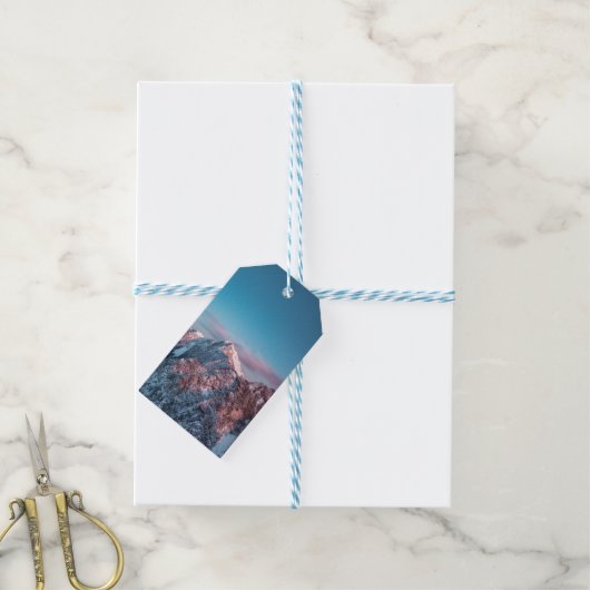 Magical sky boven berg Storžič, Slovenië Cadeaulabel (Met Touw)