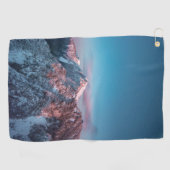 Magical sky boven berg Storžič, Slovenië Golfhanddoek (Horizontaal)