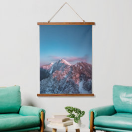 Magical sky boven berg Storžič, Slovenië Hangend Wandkleed