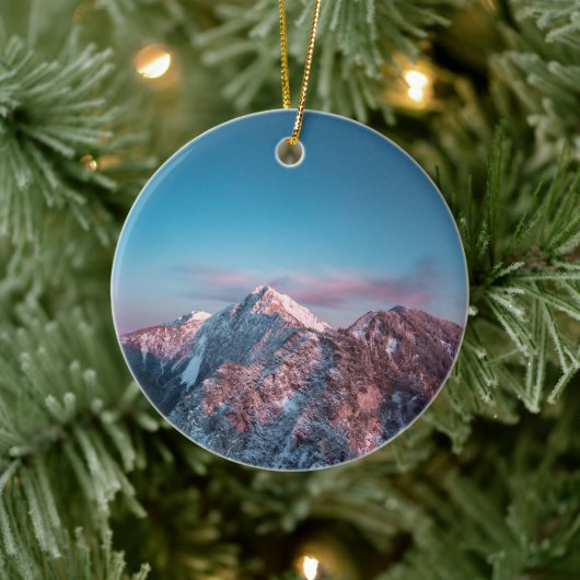 Magical sky boven berg Storžič, Slovenië Keramisch Ornament (Boom)