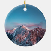 Magical sky boven berg Storžič, Slovenië Keramisch Ornament (Achterkant)