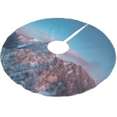 Magical sky boven berg Storžič, Slovenië Kerstboom Rok (Gekanteld)