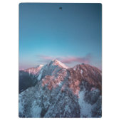 Magical sky boven berg Storžič, Slovenië Klembord (Achterkant)