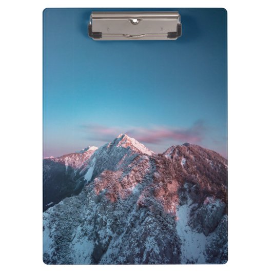 Magical sky boven berg Storžič, Slovenië Klembord (Voorkant)