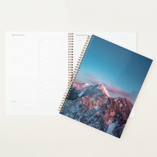 Magical sky boven berg Storžič, Slovenië Planner (Display)