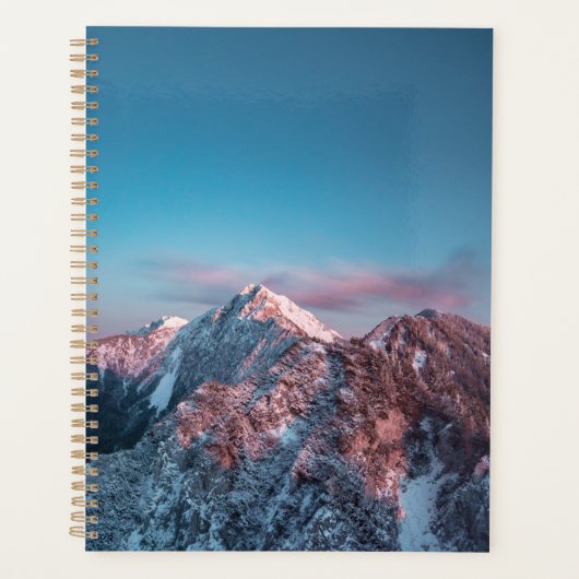 Magical sky boven berg Storžič, Slovenië Planner (Voorkant)