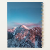 Magical sky boven berg Storžič, Slovenië Planner (Achterkant)