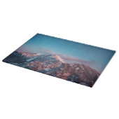 Magical sky boven berg Storžič, Slovenië Snijplank (Hoek)