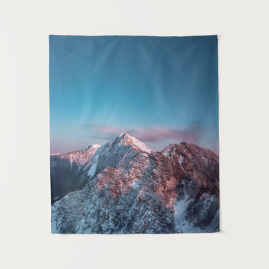 Magical sky boven berg Storžič, Slovenië Wandkleed (Voorkant)