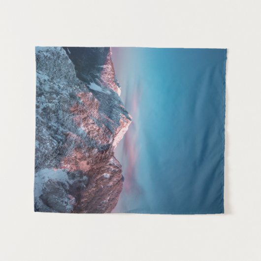 Magical sky boven berg Storžič, Slovenië Wandkleed (Voorkant (horizontaal))