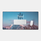 Magical sky monogram berg Storžič Slovenië Bureaumat (Keyboard & Muis)