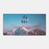 Magical sky monogram berg Storžič Slovenië Bureaumat (Voorkant)