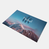 Magical sky monogram berg Storžič Slovenië Deurmat (Schuin)