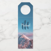 Magical sky monogram berg Storžič Slovenië Flessenhanger (Achterkant)