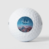 Magical sky monogram berg Storžič Slovenië Golfballen (Voorkant)